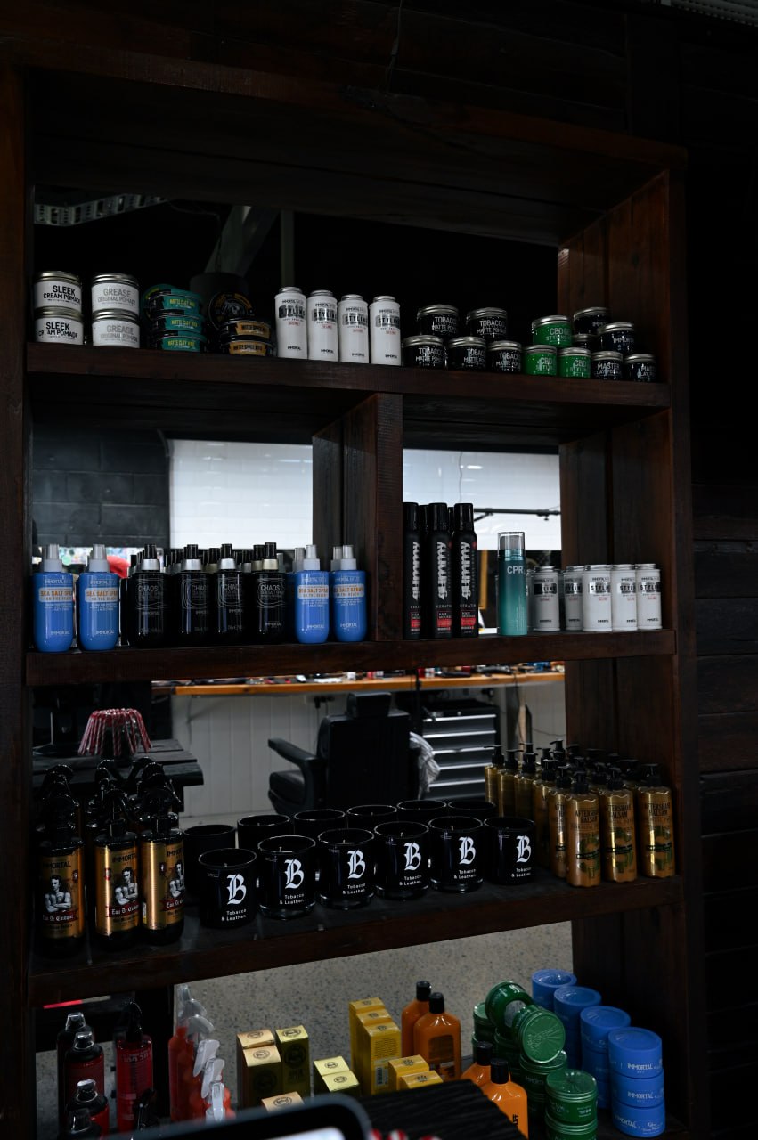 The Blacksmith product shelf